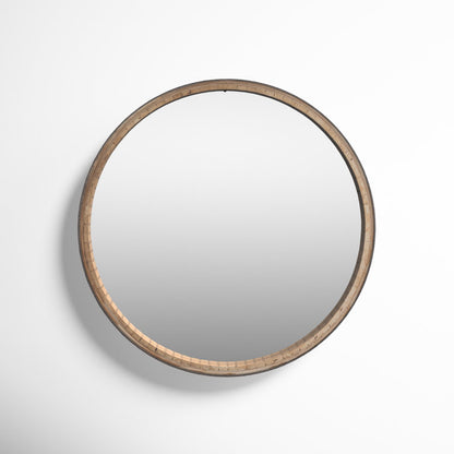 Soliman Metal Round Wall Mirror